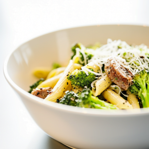 Roman Broccoli and Sausage Penne (Penne alla Romanesca)_001