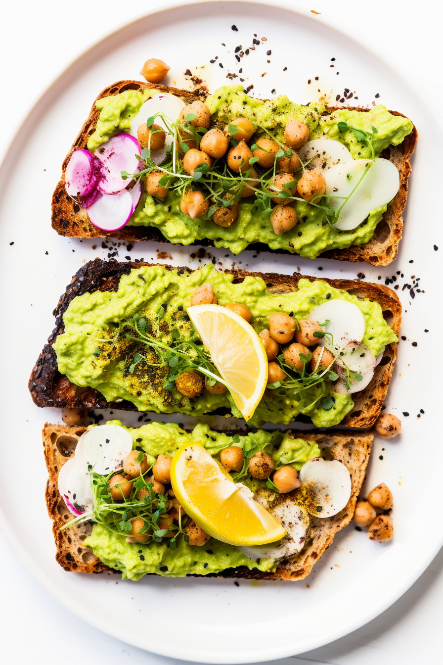 Antalya Chickpea and Avocado Toast with Sumac - Cooking Mediterranean