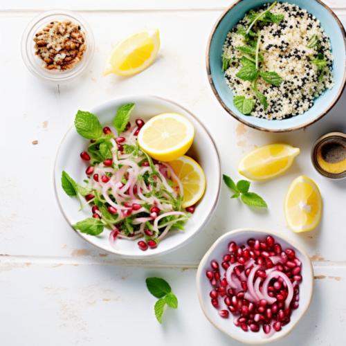 Ankara Quinoa Salad with Pomegranate and Mint_001