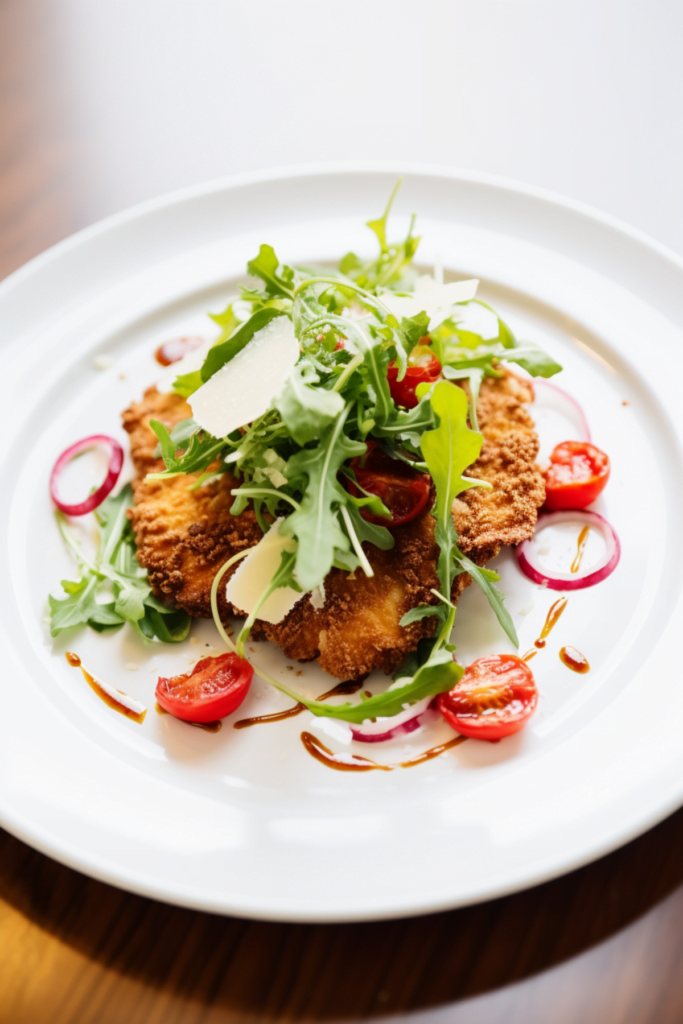 Chicken Milanese With Arugula And Cherry Tomato Salad - Cooking ...