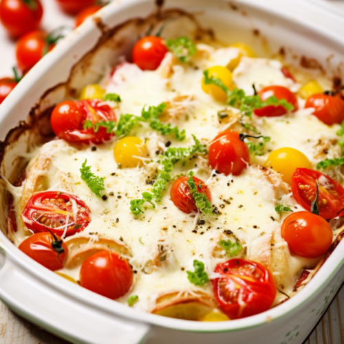 Egg and Tomato Breakfast Casserole with Herbs_001