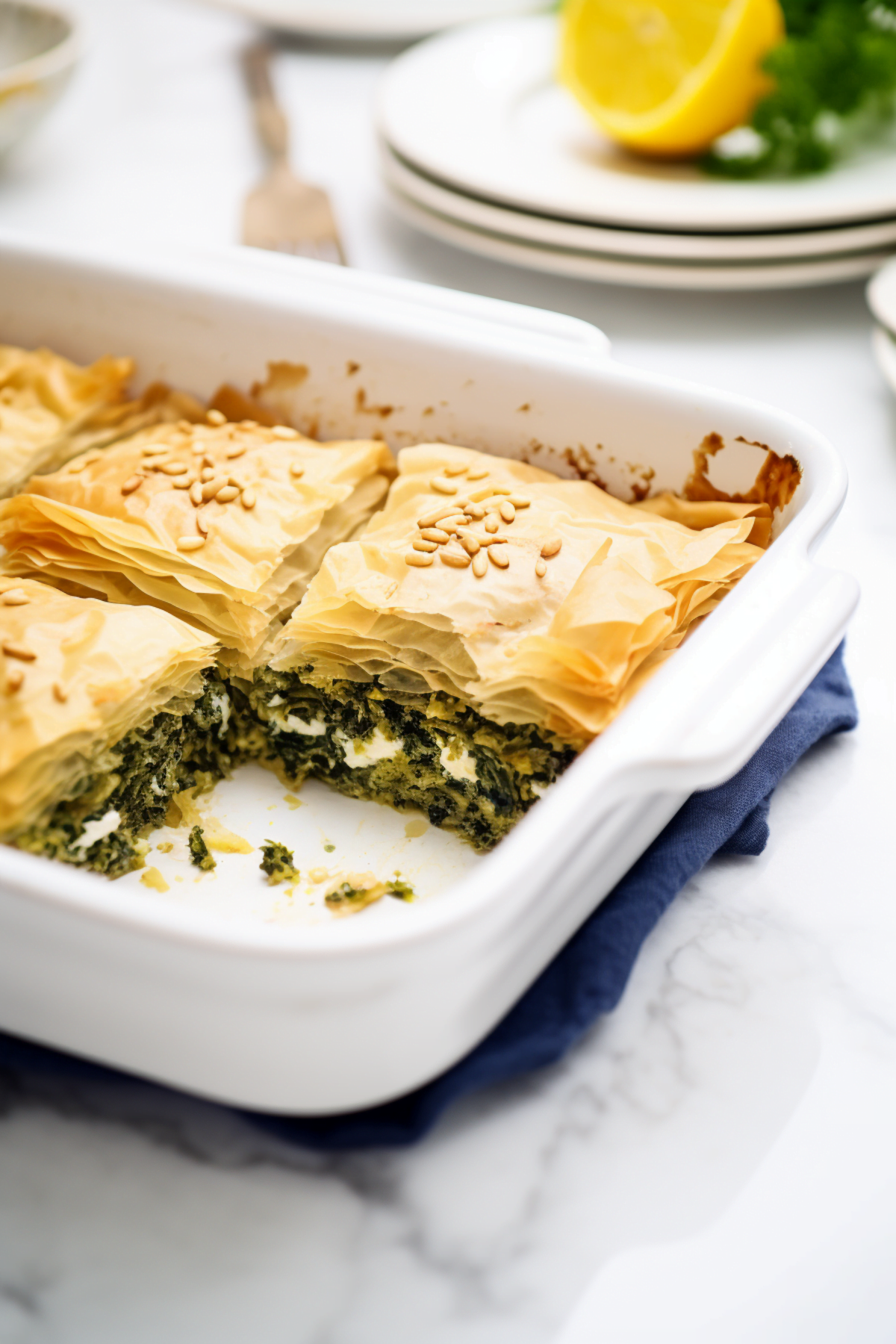 Greek Spanakopita with Spinach and Feta - Cooking Mediterranean