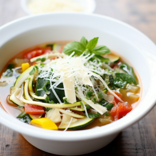 Neapolitan Zucchini and Basil Minestrone_001