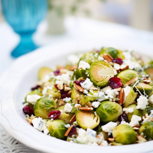 Roasted Brussel Sprouts and Quinoa Salad with Lemon Dressing_001