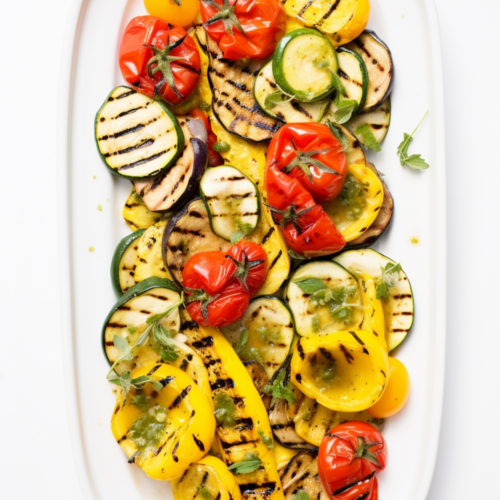 Lemon and Herb Marinated Grilled Vegetables_001