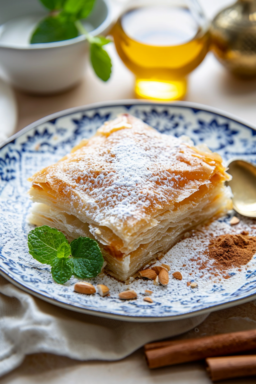 Moroccan Bisteeya with Chicken and Cinnamon - Cooking Mediterranean