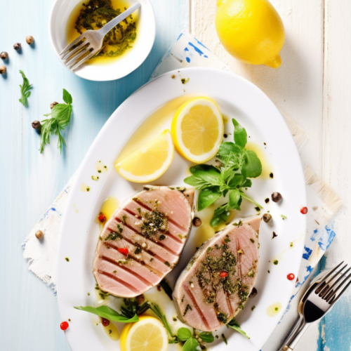 Sardinian Grilled Tuna with Oregano and Capers_001