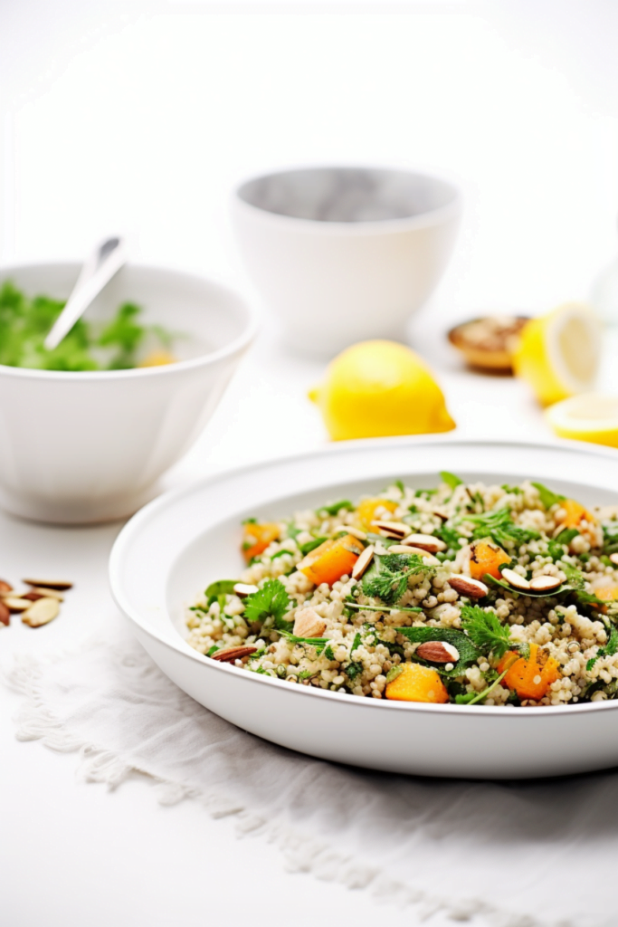 Syrian Bulgur Pilaf with Apricots and Almonds - Cooking Mediterranean